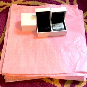 Brand new Pandora gift boxes and tissue paper